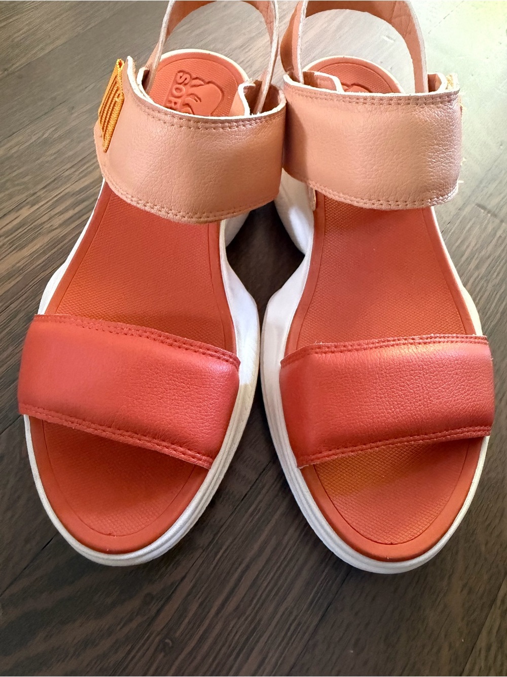 Sorel X Prana Explorer Blitz Stride Sandal Size 7.5 Orange - Picture 6 of 11